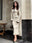 Robe longue beige