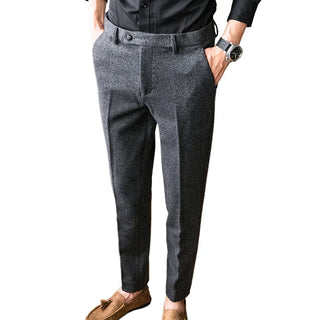 Pantalon en laine pour homme -QJ CINGA, Automne/Hiver Pantalon épais