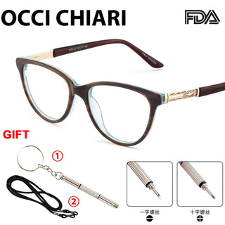 OCCI CHIARI Optical Glasses Women Prescription Decorative Eyeglasses