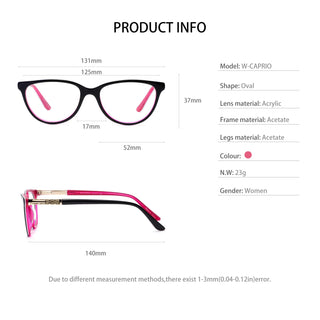 OCCI CHIARI Optical Glasses Women Prescription Decorative Eyeglasses