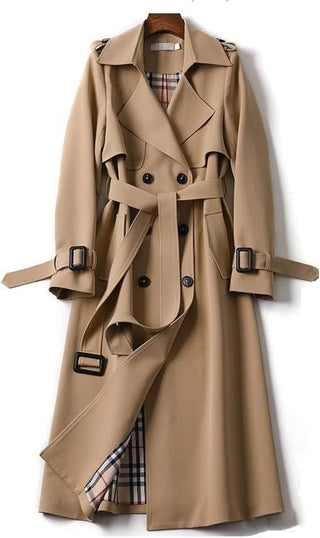 GABRIELLE - Trench Coat Femme à Col Rabattu - Automne 2024