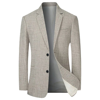 TURNER - Veste de costume pour hommes Blazers fins Printemps Automne Solide Affaires