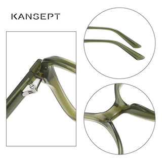 KANSEPT Women's Eyepieces for Reading Glasses Square Lunette Myopia