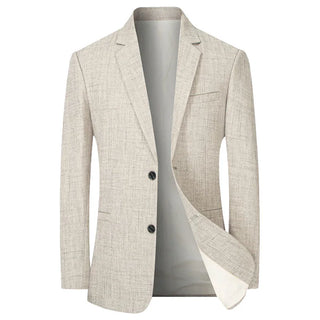 TURNER - Veste de costume pour hommes Blazers fins Printemps Automne Solide Affaires