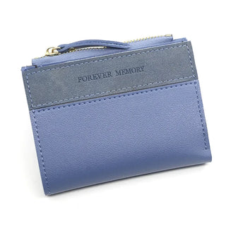 Portefeuille pour femme en cuir PU avec petit porte-cartes pliable en forme de cœur