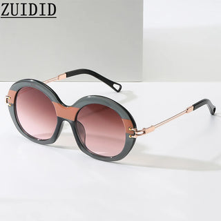 Oversized Sunglasses Women 2023 Round Fashion Glasses Vintage  Retro