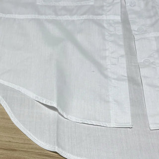 Chemise décontractée droite à col rabattu avec poches – Élégance décontractée pour mi-saison