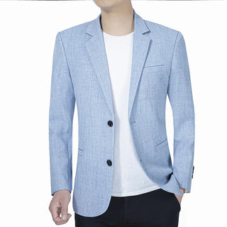 TURNER - Veste de costume pour hommes Blazers fins Printemps Automne Solide Affaires