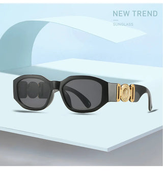 Small Rectangle Sunglasses Men Women Square Sun Glasses Travel Shades