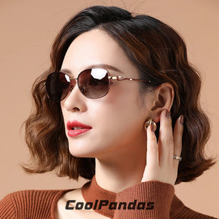 CoolPandas 2024 New Style Women's Sunglasses Gradient Polarized Lens