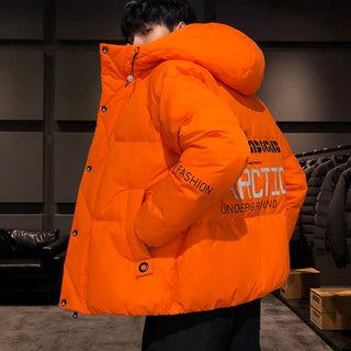 Harajuku - Manteau à bulles coloré pour homme Veste d'hiver 2024 Streetwear pour homme