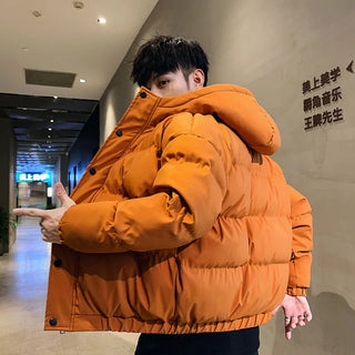 Harajuku - Manteau à bulles coloré pour homme Veste d'hiver 2024 Streetwear pour homme