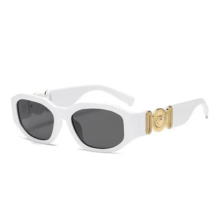 Small Rectangle Sunglasses Men Women Square Sun Glasses Travel Shades